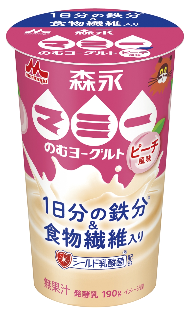 「森永マミーのむヨーグルト ピーチ風味」4月16日（火）より全国にて新発売